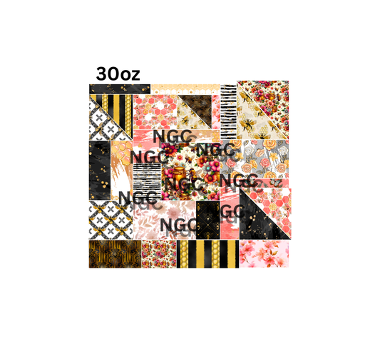 30oz honey bees patchwork pre cut
