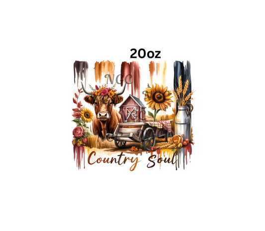 20oz country soul cow