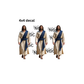 decal jesus walking blue