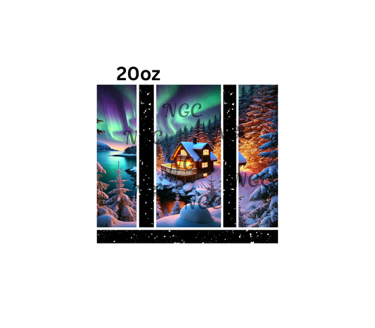 20oz northern lights with cabin