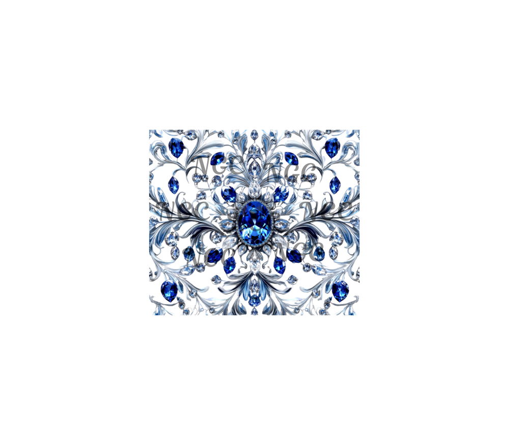 20oz light blue gemstone 3d