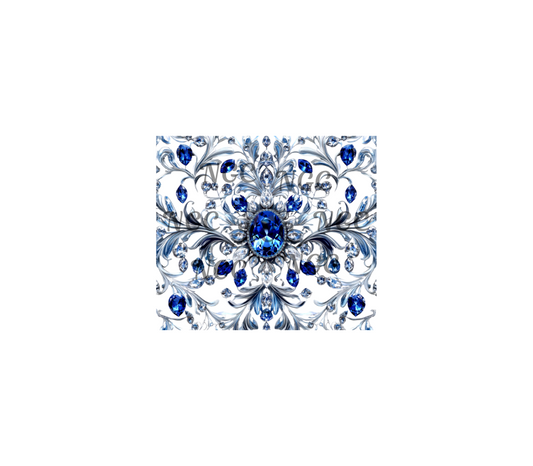 20oz light blue gemstone 3d