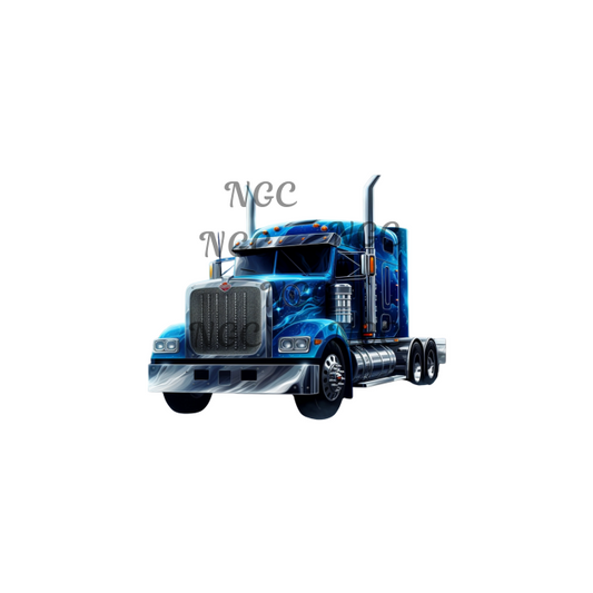 decal tractor trailer truck3