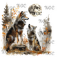 single decal wolf4