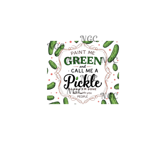 20 oz wrap paint me green pickle