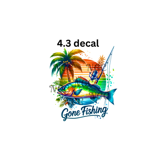 decal gone fishing5