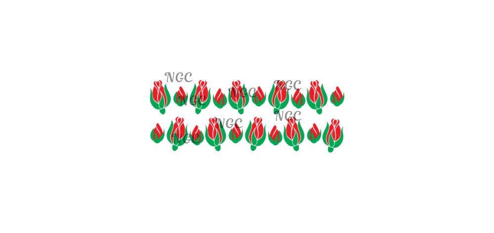 16 oz wrap red rose buds