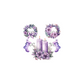 decal 2in purple christmas elements