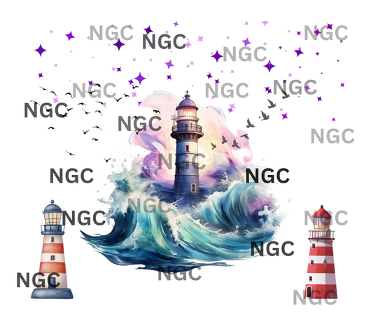 20oz wrap purple lighthouse