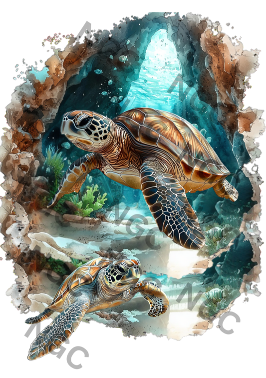A5 Notebook Turtle