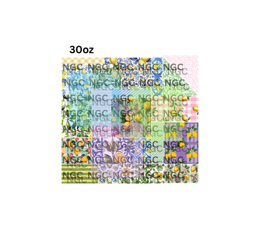 30oz lemon trees patchwork pre cut