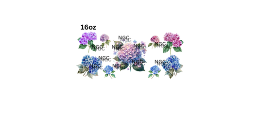 16oz hydrangea flowers