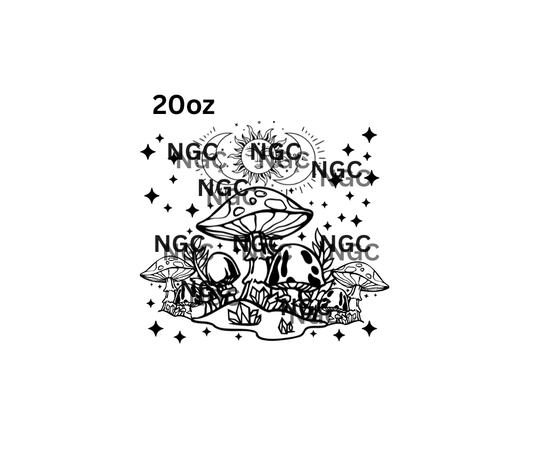 20oz mushroom tooled