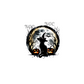 single decal cat moon halloween2