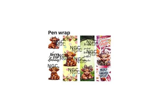 highland cow pen wrap