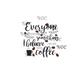 single decal coffee
