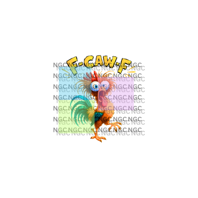 decal f caw f chicken2