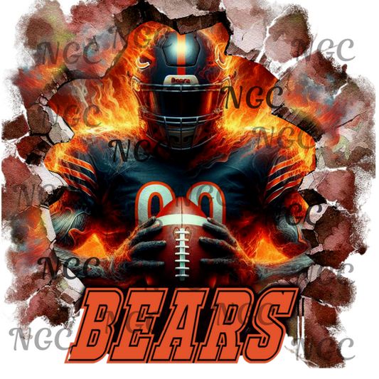 single decal bears
