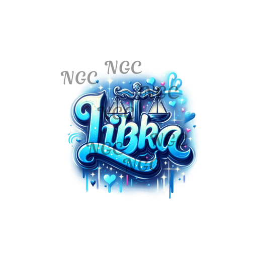 single decal Libra