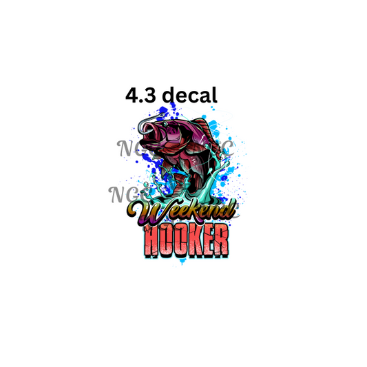 decal weekend hooker2 fishing