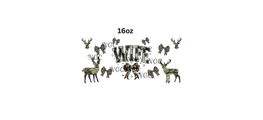 16oz camo wife hunting