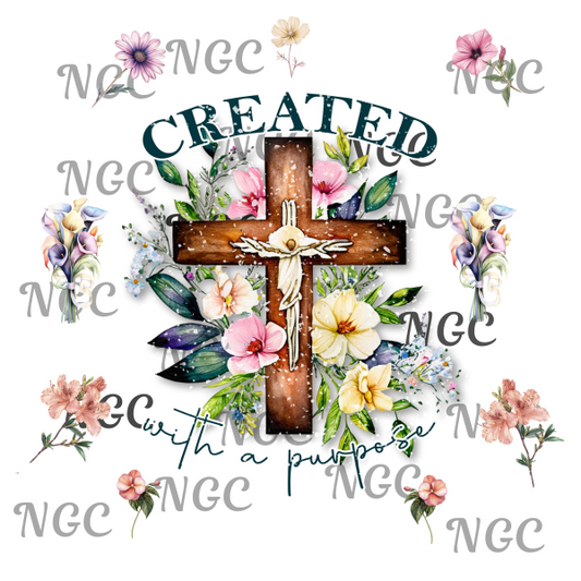single decal  created with a purpose