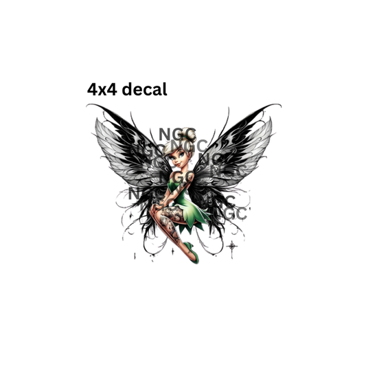 decal gothic fairy