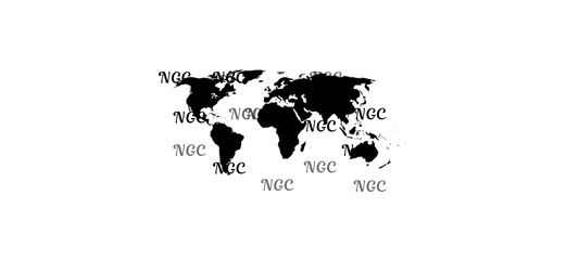 16 oz wrap world map sillouette