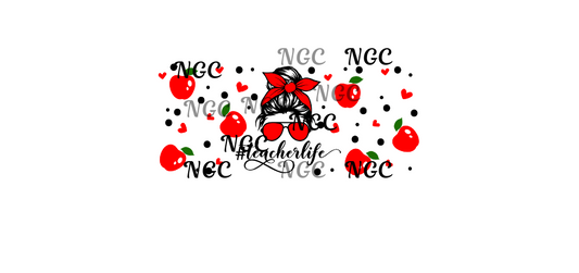 16 oz wrap teacher life