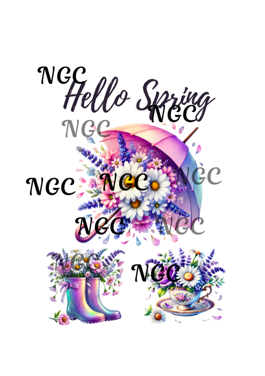 A5 Notebook hello spring