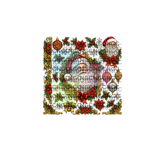 30oz vintage santa color