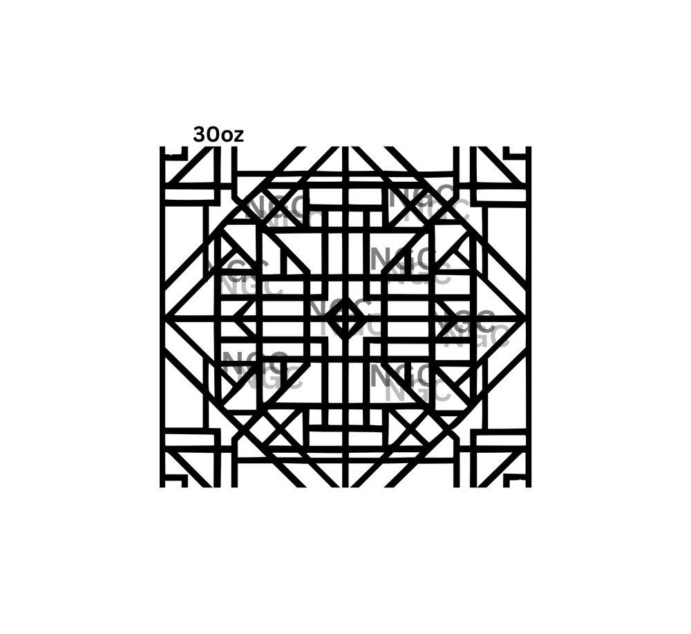 30oz stained glass shapes