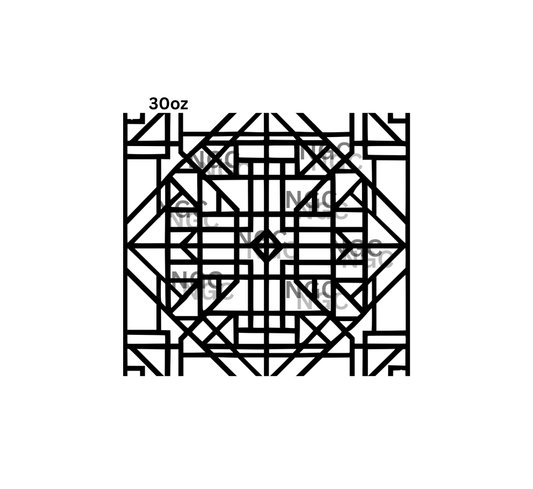 30oz stained glass shapes