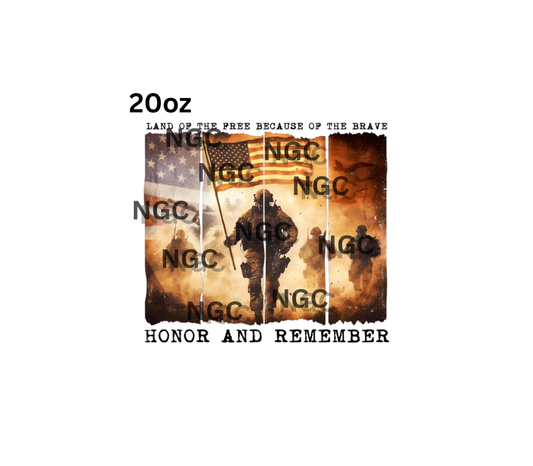20oz military honor