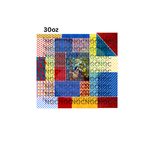 30oz snow white patchwork pre cut
