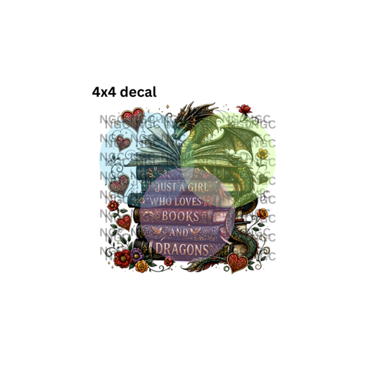 decal books and dragon