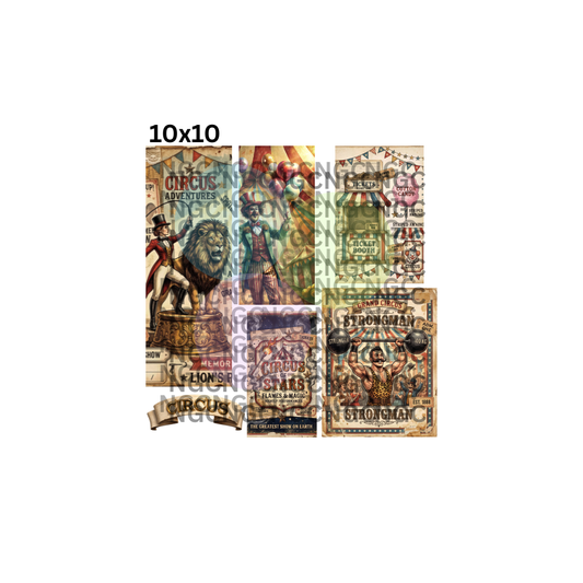 10x10 retro circus