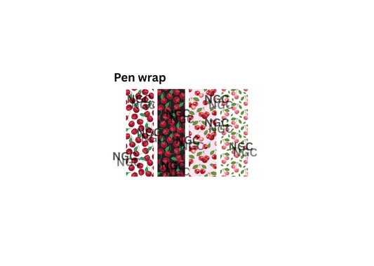 pen wrap cherries