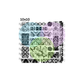 10x10 black and white patchwork