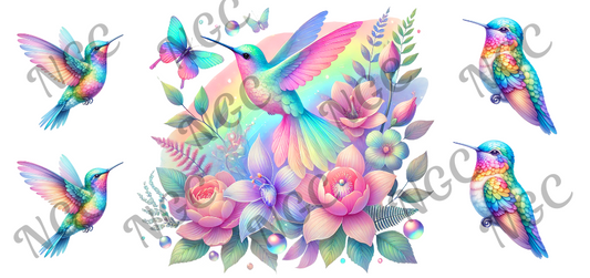 16oz wrap hummingbirds