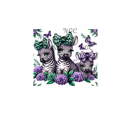 20oz wrap baby zebras