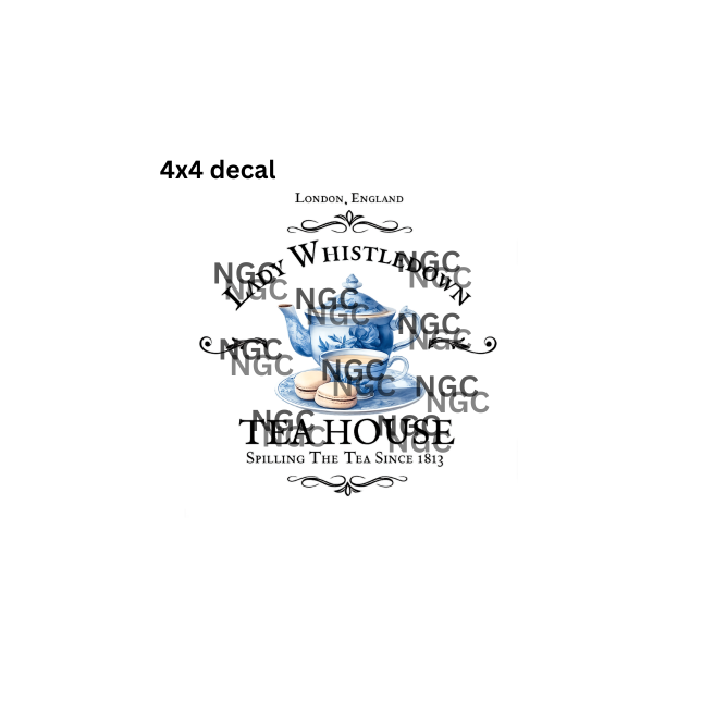 decal lady whistledowns tea