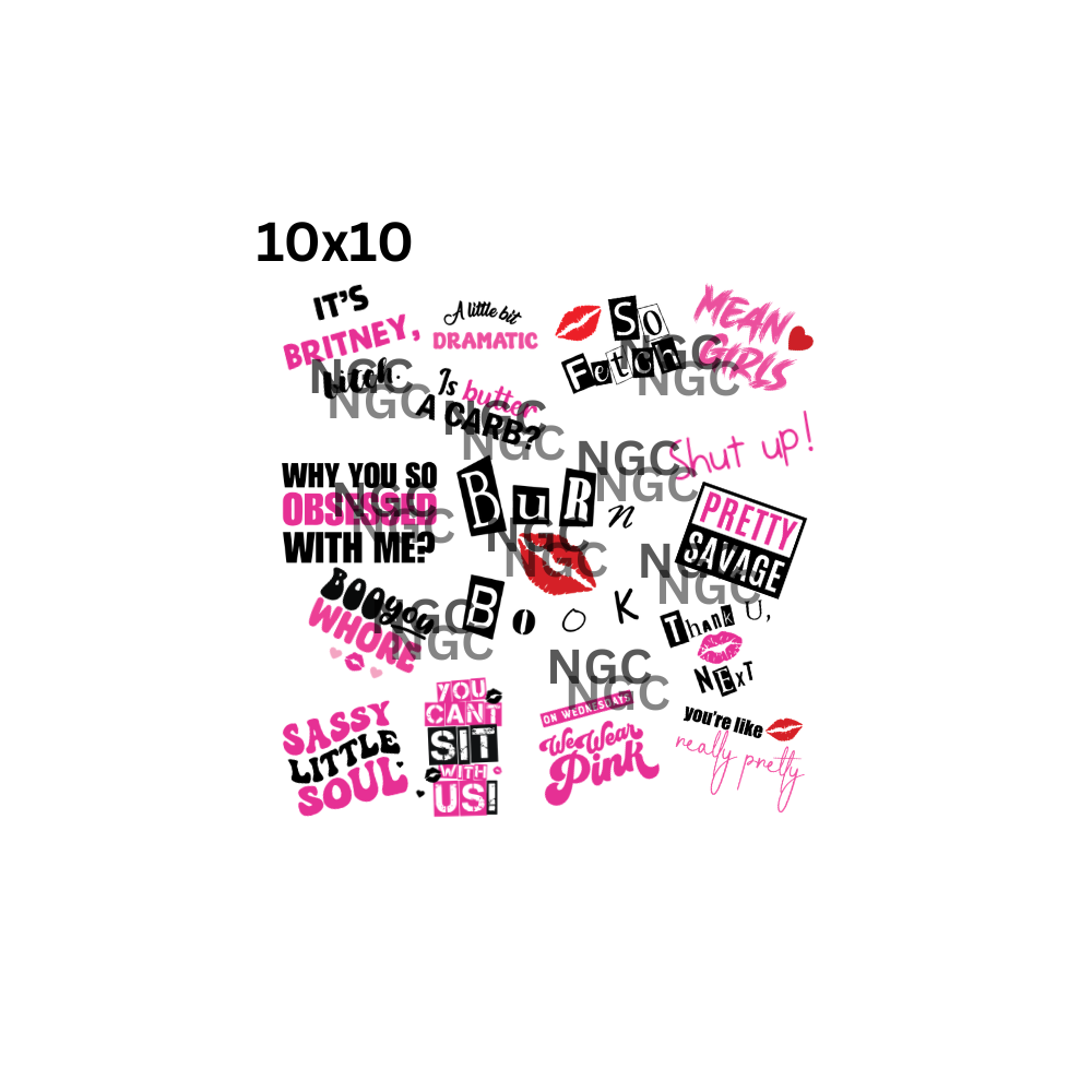 10x10 mean girls