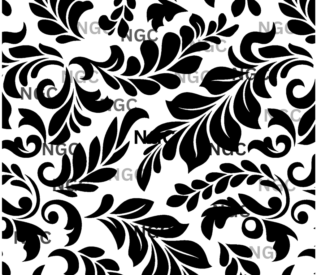 20oz wrap Tooled Leather leaves2