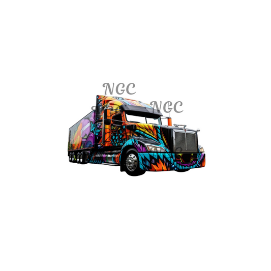 decal tractor trailer truck1