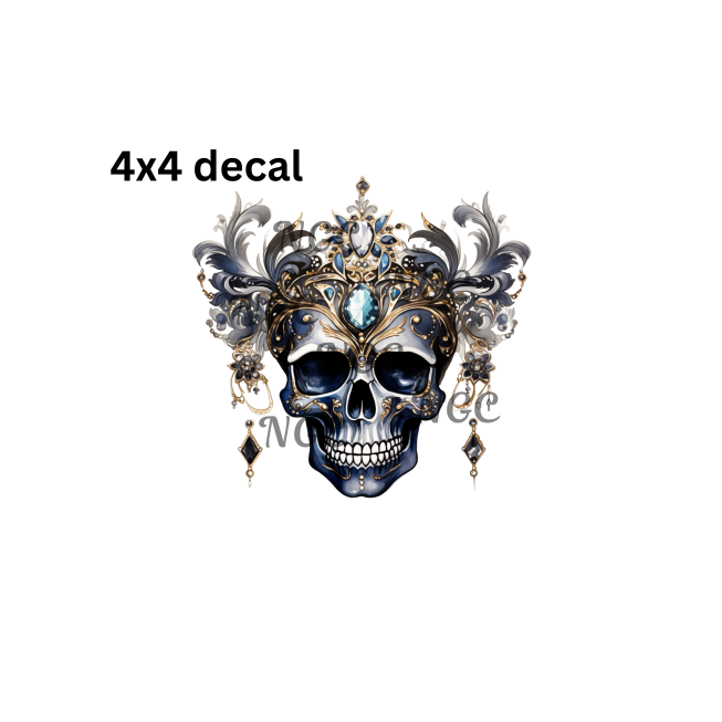 decal gem skull