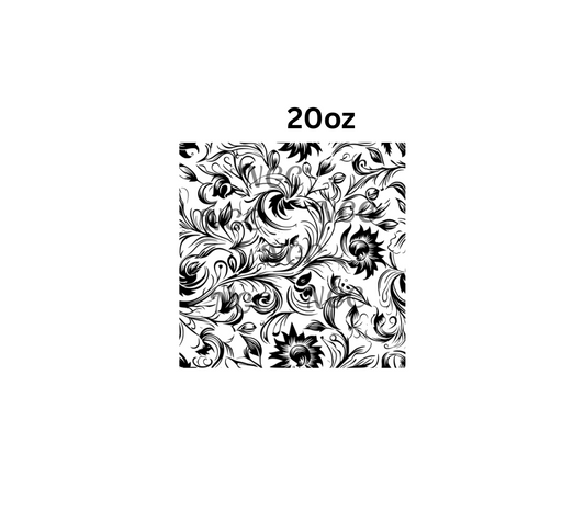 20oz tooled leather20