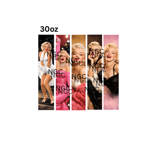 30oz marilyn monroe iconic poses