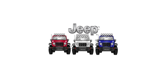 16oz jeep red white blue
