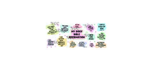 16 oz wrap bible affirmations